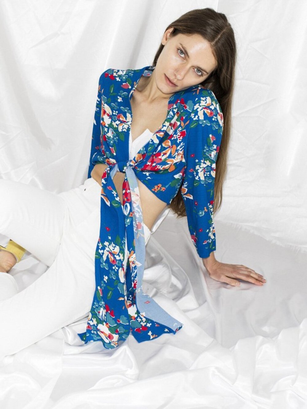 Rolla’s Delilah Floral Wrap Blouse - sz M